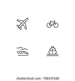 Transport Icon line