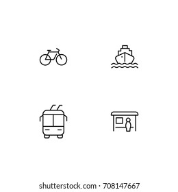 Transport Icon line