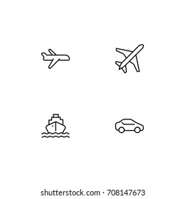 Transport Icon line