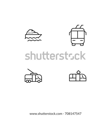 Transport Icon line