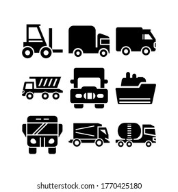 Transport icon or logo isolated sign symbol vector illustration - Collection of high quality black style vector icons
