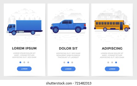 Transport Icon for Mobile Application