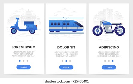 Transport Icon for Mobile Application