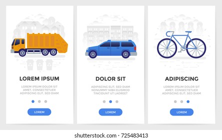 Transport Icon for Mobile Application