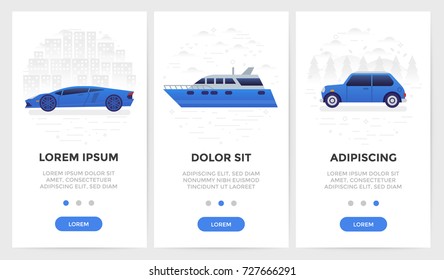 Transport Icon for Mobile Application