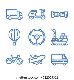 Transport Icon Set