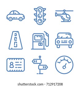 Transport Icon Set