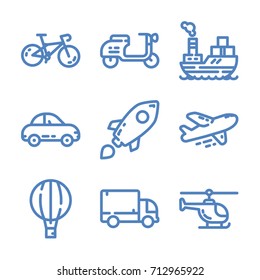 Transport Icon Set