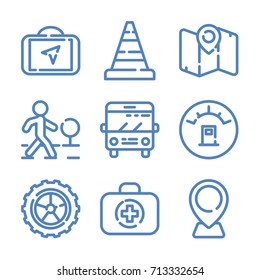 Transport Icon Set