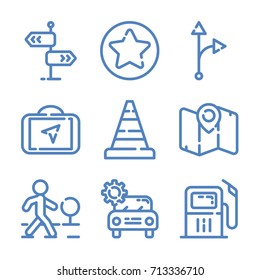 Transport Icon Set