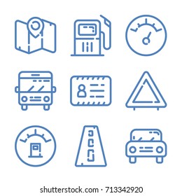 Transport Icon Set