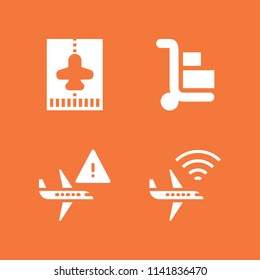 transport icon set. With airplane, airplane and airplane  vector icons for graphic design and web