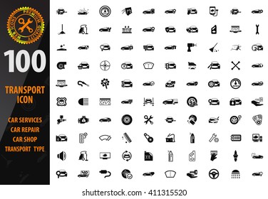 Transport  icon set for web sites and user interface