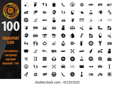 Transport  icon set for web sites and user interface