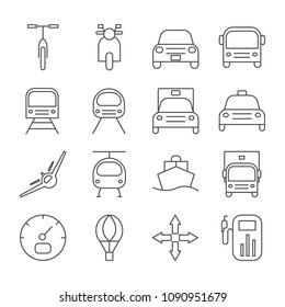 transport icon vector