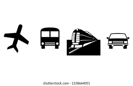 Transport icon. Vector illustration