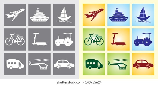 Transport Icon. Vector Illustration