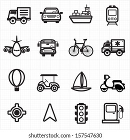 Transport icons