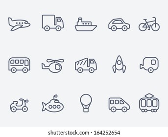 Iconos de transporte