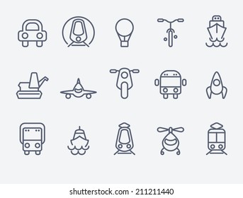 Transport icons