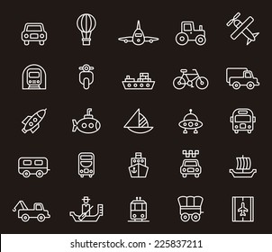 Transport icons