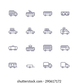 Transport icons
