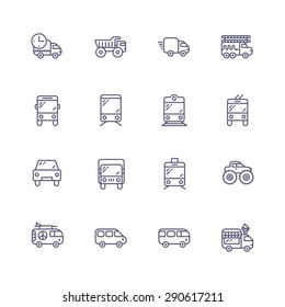 Transport icons