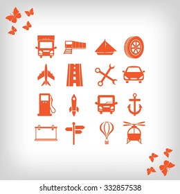 transport  icons 