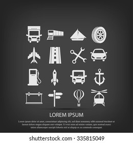 transport  icons 
