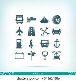 transport  icons 