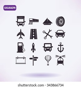 transport  icons 