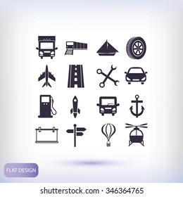 transport  icons 