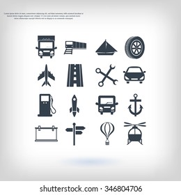 transport  icons 