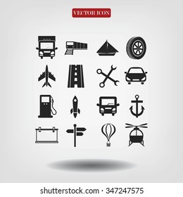 transport  icons 