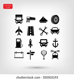 transport  icons 