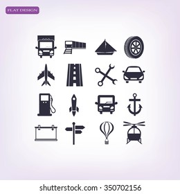 transport  icons 