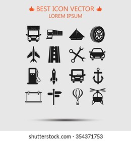transport  icons 
