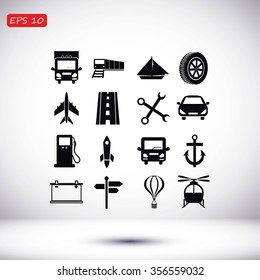 transport  icons 