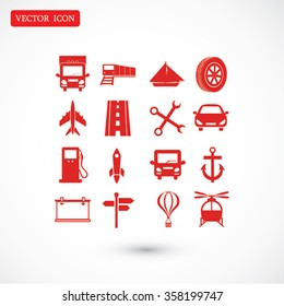 transport  icons 