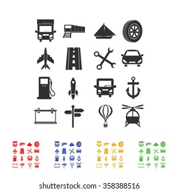 transport  icons 