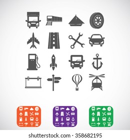 transport  icons 