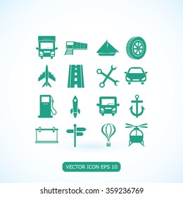 transport  icons 