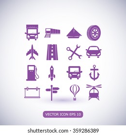 transport  icons 