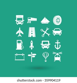 transport  icons 