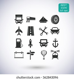 transport  icons 