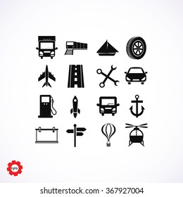 transport  icons 
