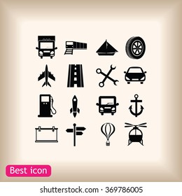 transport  icons 