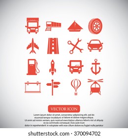 transport  icons 