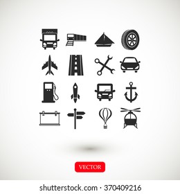 transport  icons 
