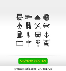 transport  icons 